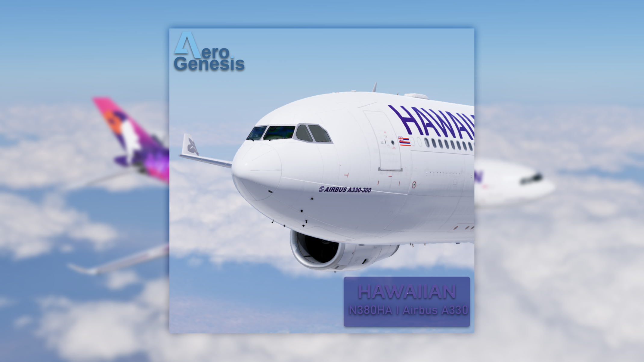 AeroGenesis A330-300 Hawaiian H380HA - Other Aircraft Livery - X