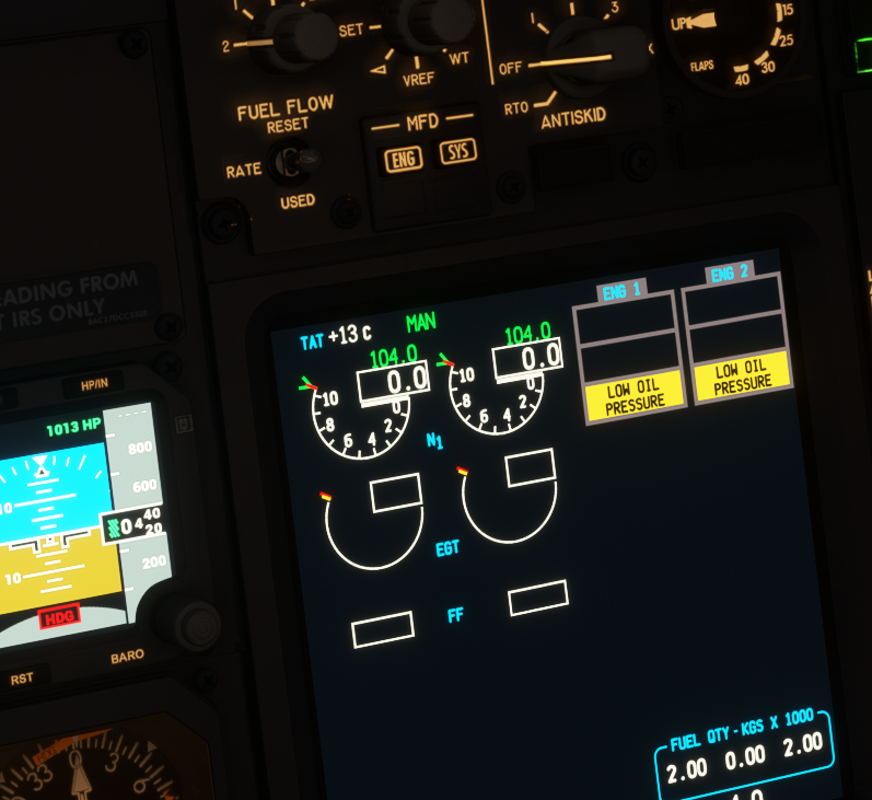 Problem with reduced thrust settings - ZIBO B738-800 modified - X