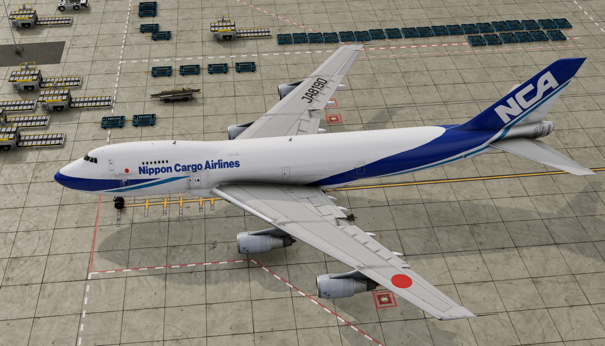 Felis B742F Nippon Cargo Airlines JA8190 for Freighter Version