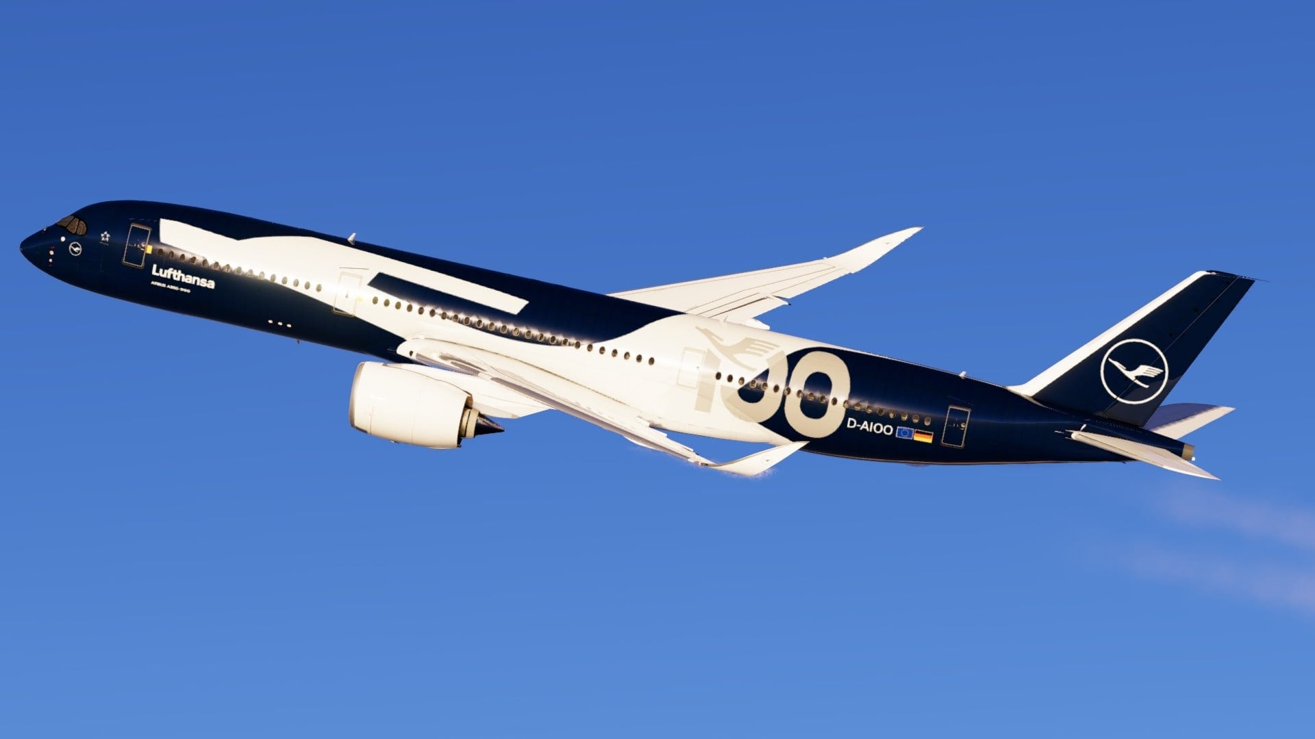 Lufthansa (100th Anniversary Livery) for FlightFactor A350-900