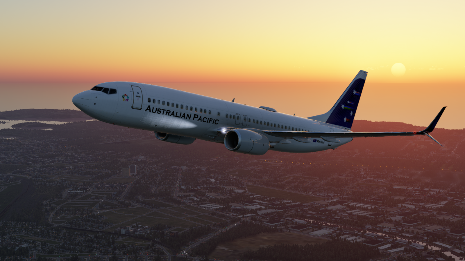 Australian Pacific Airlines Virtual Boeing 737-800 VH-BAA new