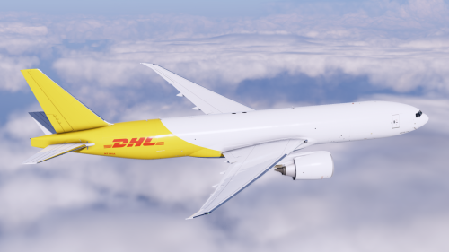 DHL Polar Air Cargo N714SA FF 777-F - 8K and 4K - FlightFactor - X
