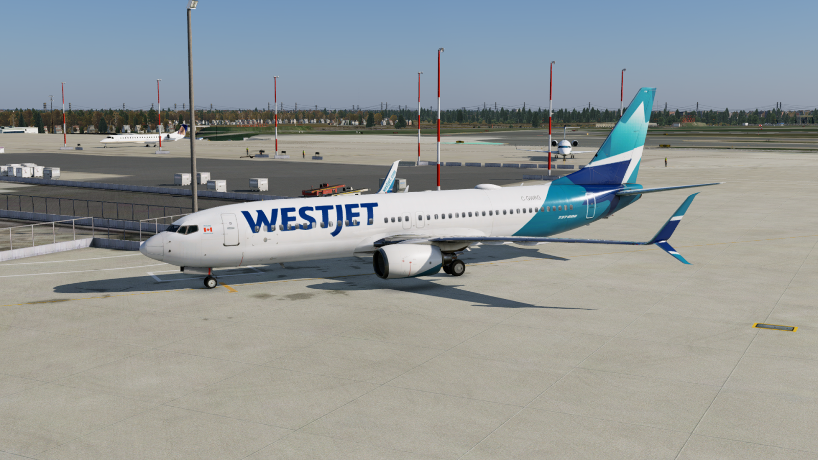 Westjet Boeing 737-8CT Zibo G-GWCR - Zibo 737 - X-Plane.Org Forum