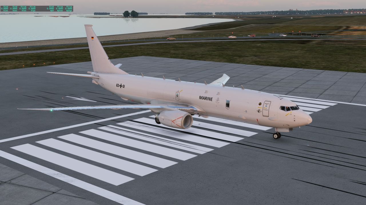 German Marine P-8A Poseidon livery (Jaydor ZIBO) - Zibo 737 - X