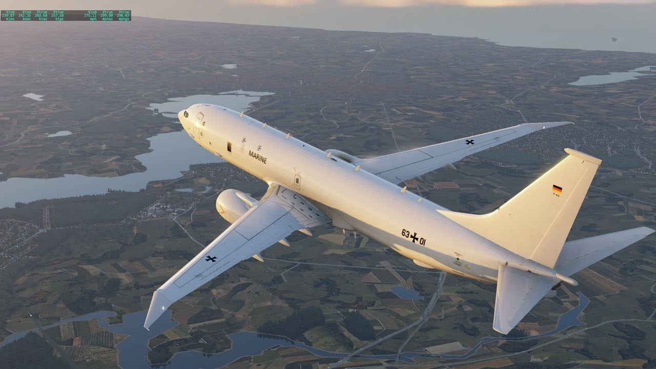 German Marine P-8A Poseidon livery (Jaydor ZIBO) - Zibo 737 - X