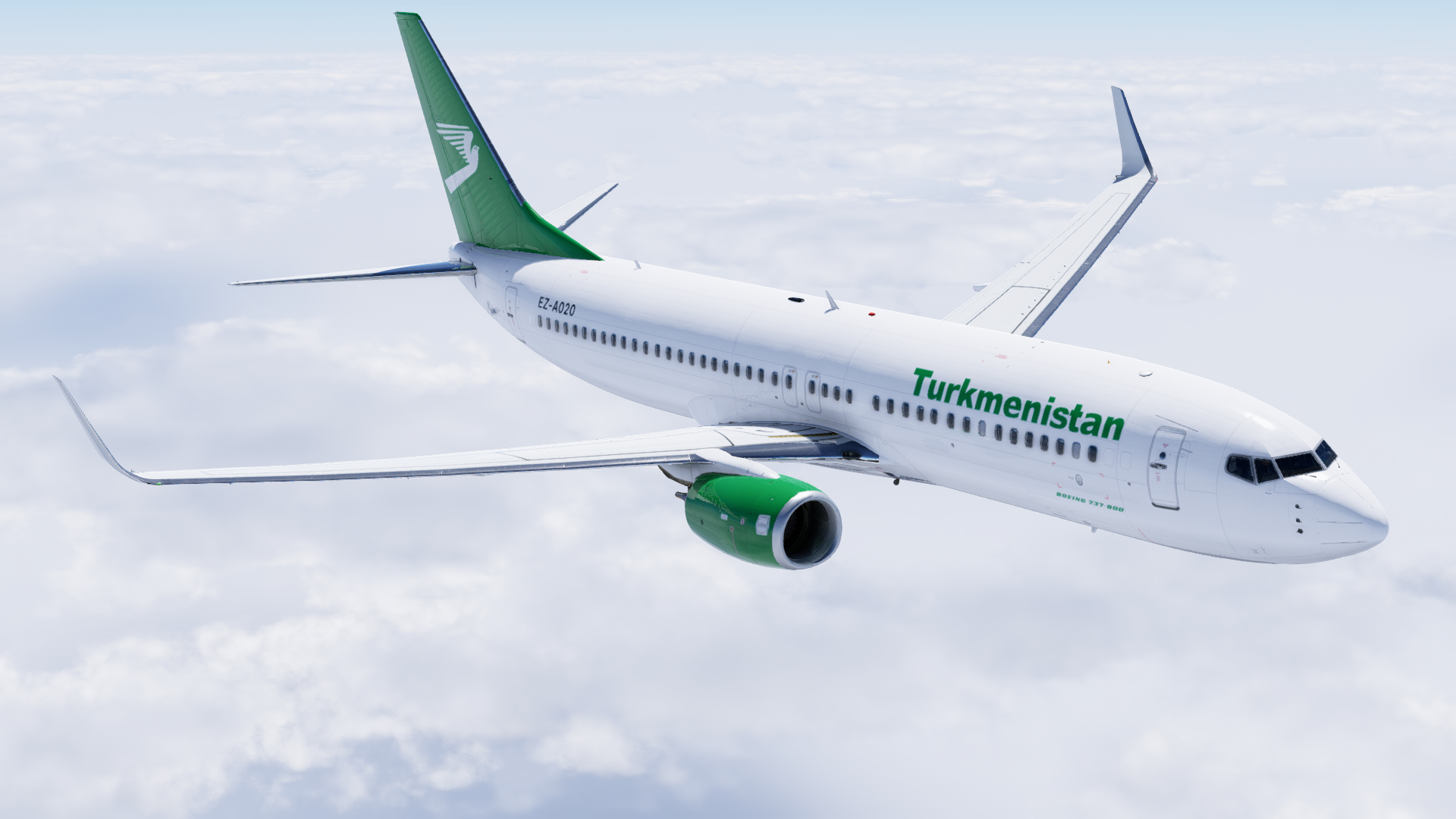 ⚡TURKMENISTAN AIRLINES LEVEL UP 70NG&80NG - Other Aircraft Livery
