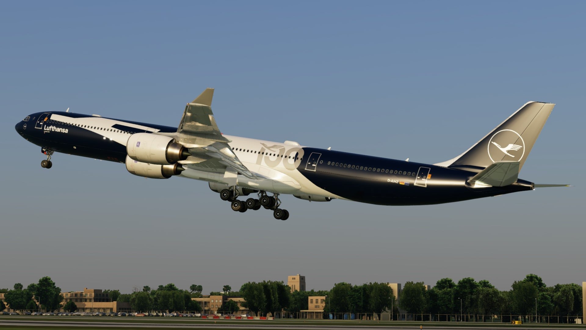 Lufthansa (100th Anniversary Livery) for ToLiss A340 (Fictional