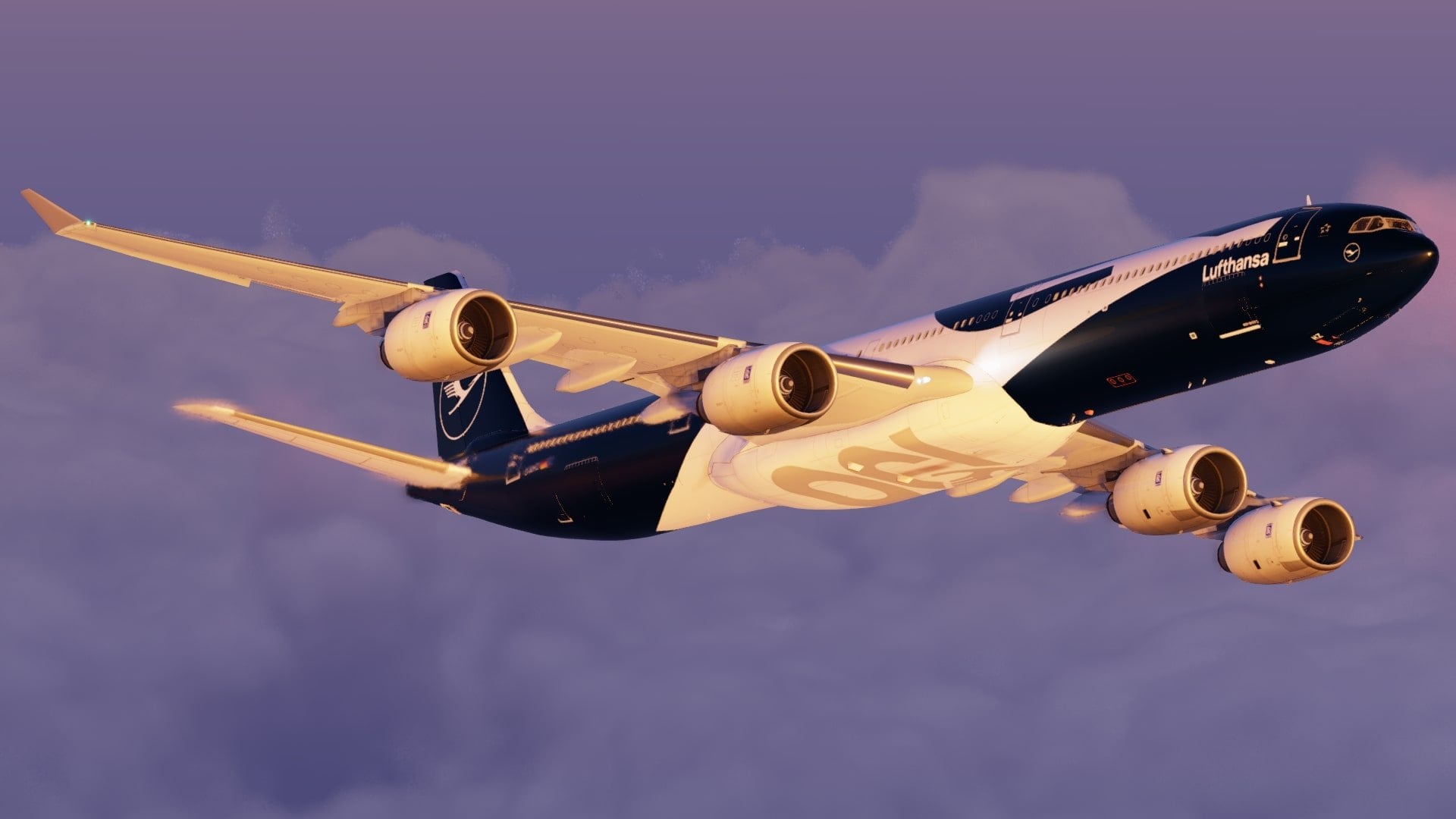 Lufthansa (100th Anniversary Livery) for ToLiss A340 (Fictional