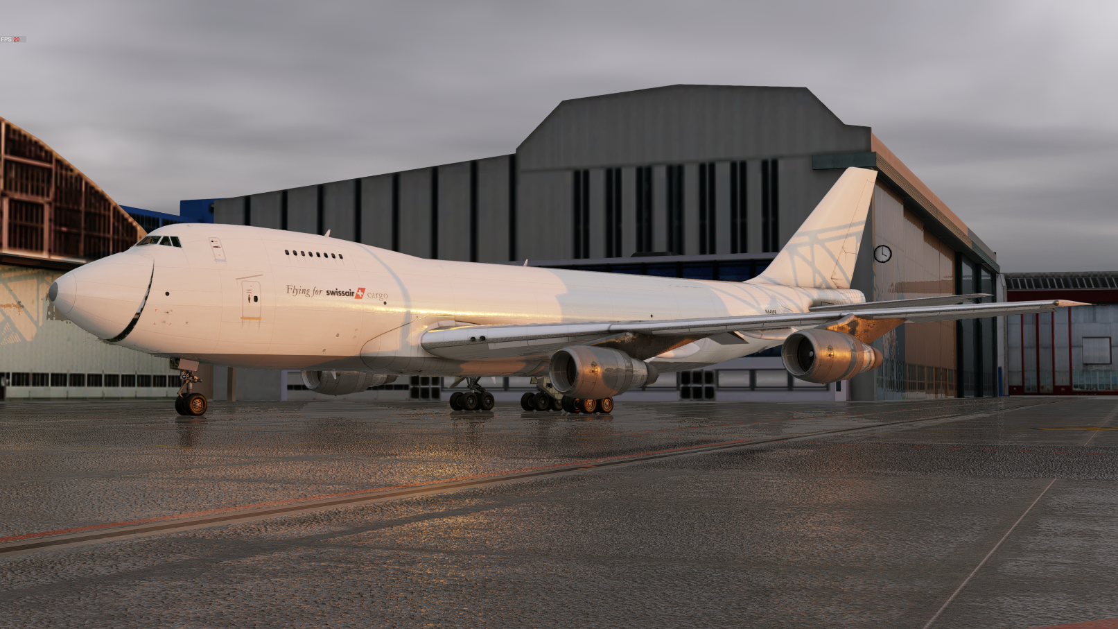 N641FE 747-200F Felis 747 Cargo Swissair/Fedex Cargo (1992