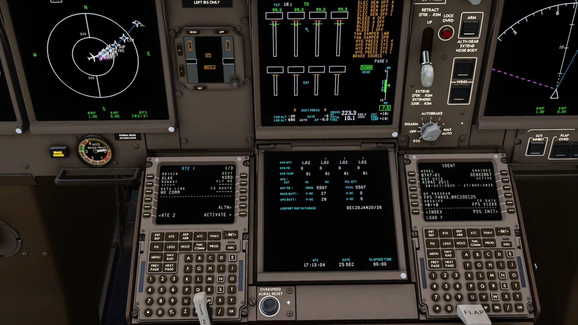 Importing Route from SimBrief into the FPS B747-8 FMC - FPS 747-8