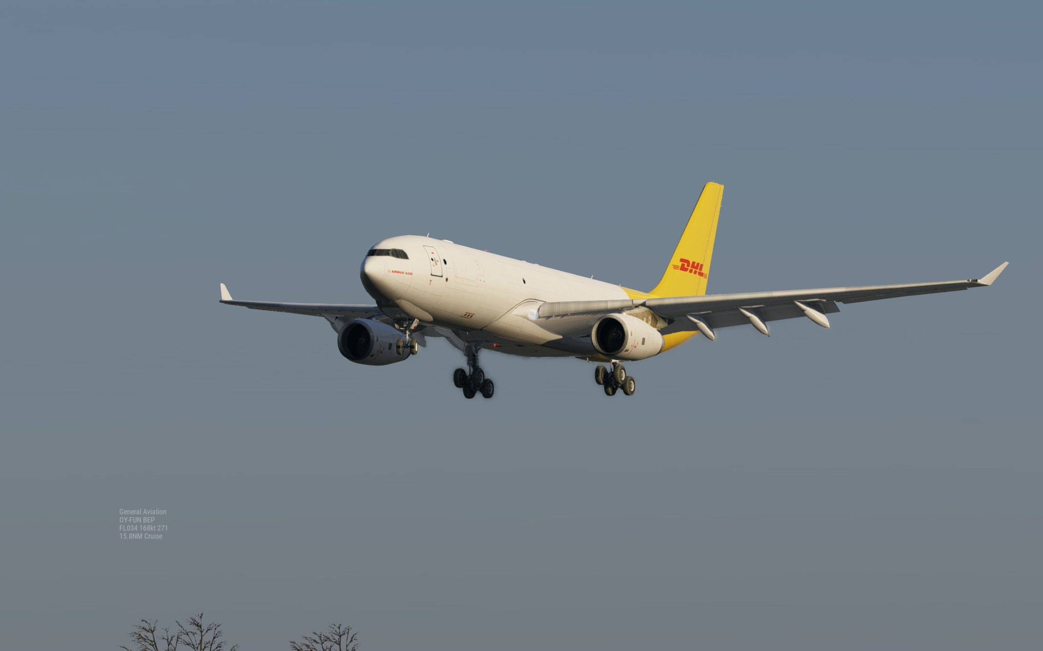 DHL Air F-HMRH XPP Airbus A330-243F - Custom Aircraft - X-Plane