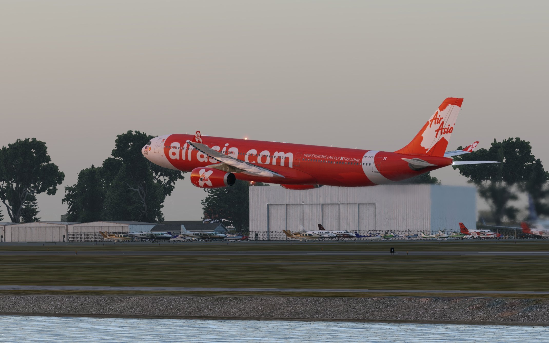 Air Asia 9M-XXY (Extra Long Slogan) Airbus A330-343 RR - Other