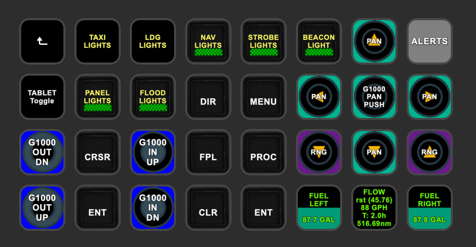 Thranda PC-12 - G1000 - SD XL Plus XP12 - X-KeyPad Configurations