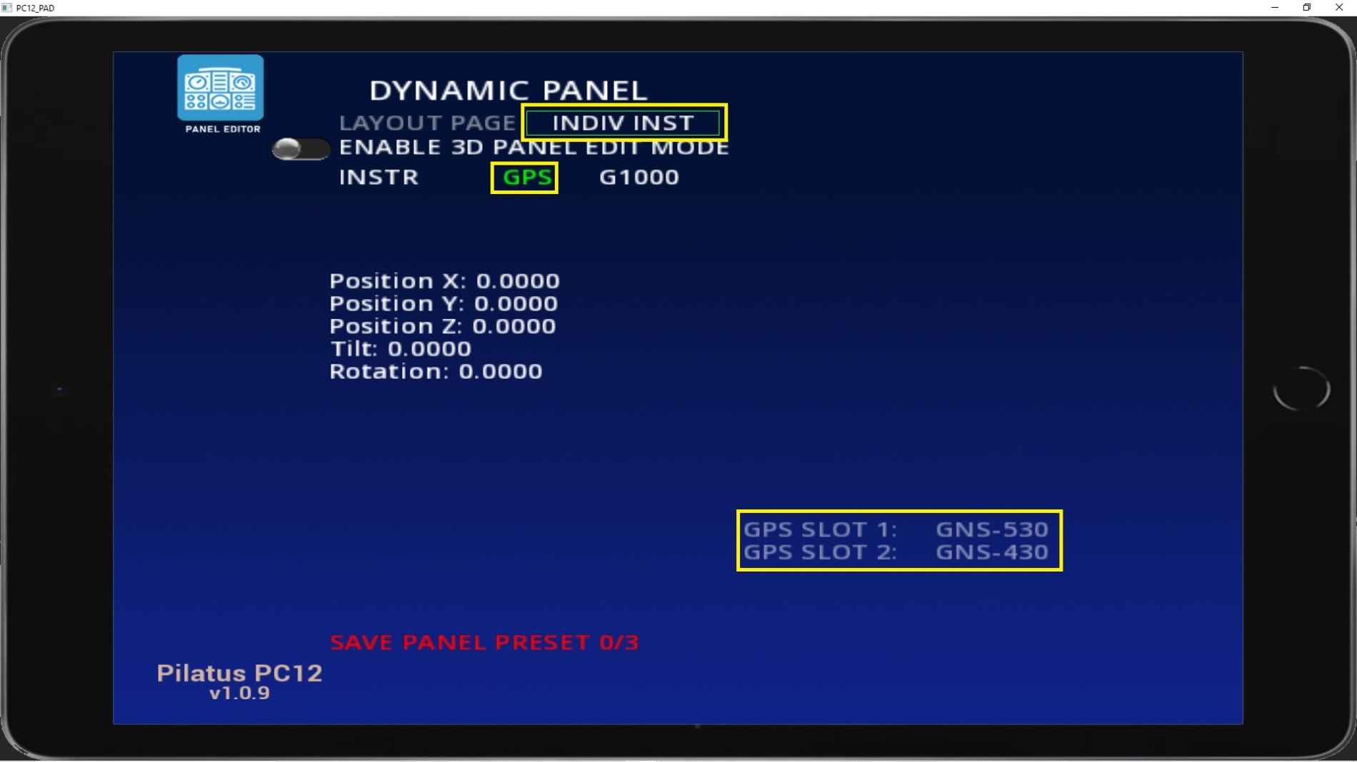 Panel editor question - Thranda Pilatus PC-12 XP12 - X-Plane.Org Forum