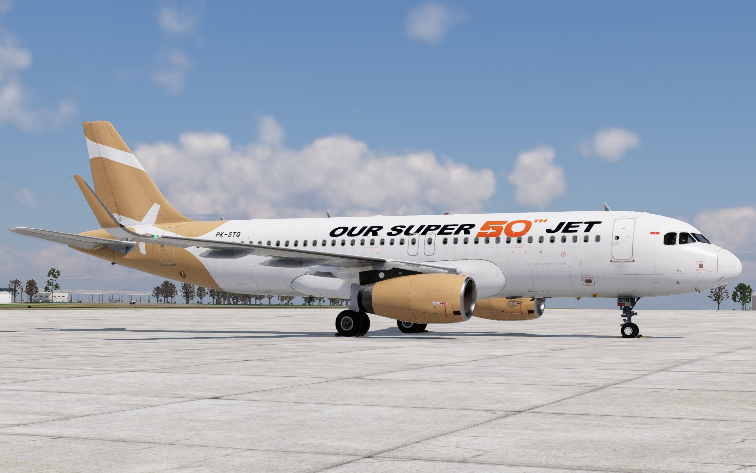 Super Air Jet Livery Pack for ToLiss A320ceo Expansion/Mod