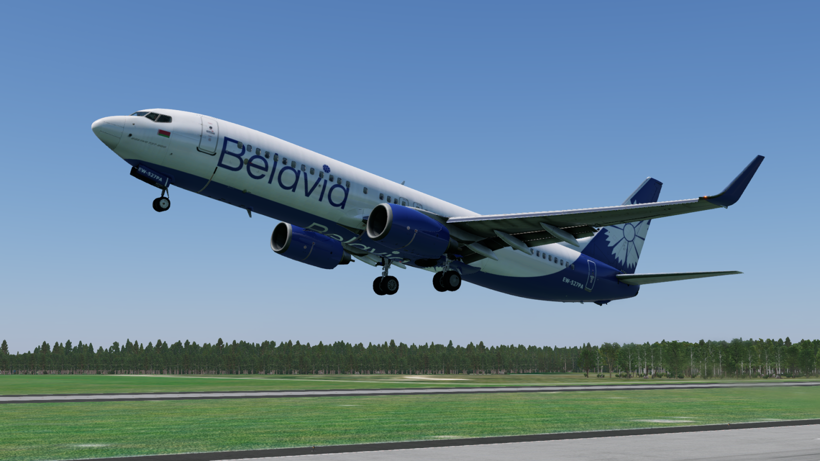 ガルバニック Belavia EW-527PA (Zibo 737-800) - Zibo 737 - X-Plane.Org Forum