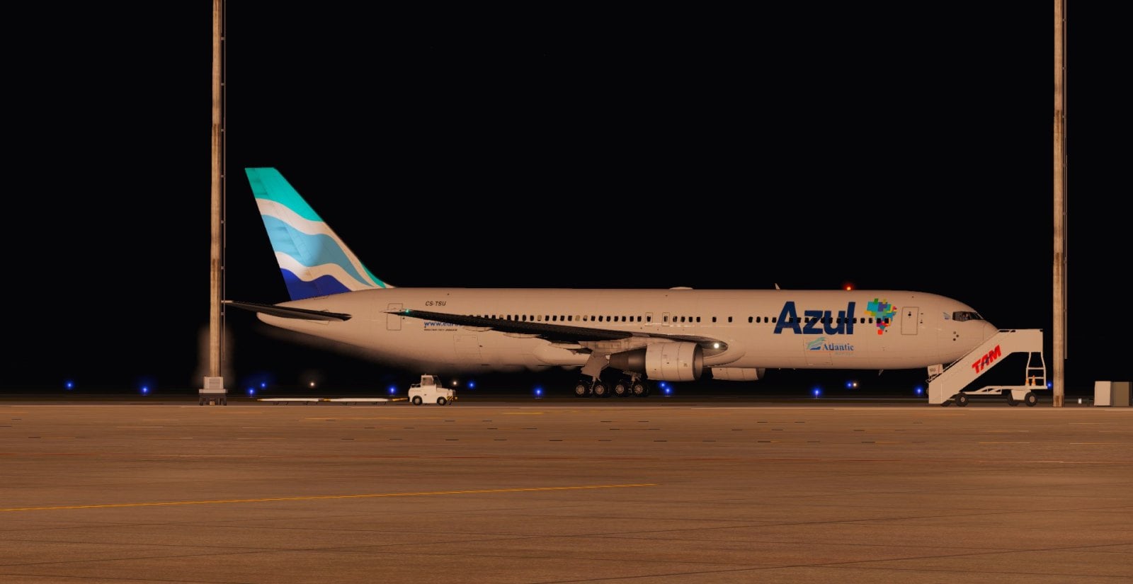 EuroAtlantic/Azul CS-TSU - Flight Factor B767-300ER - FF 767 - X