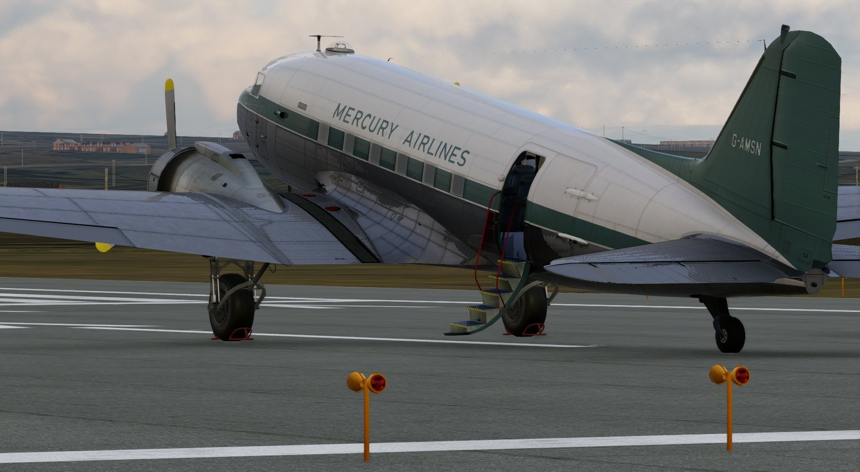 AWX C-47v12: Mercury Airlines 1964 - Aeroworx (AWXDC3)Douglas C-47