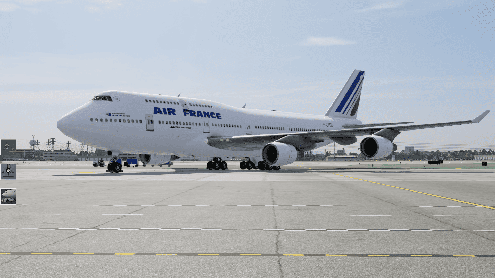 Laminar/Sparky 747-400 Air France Old - Default X-Plane Aircraft