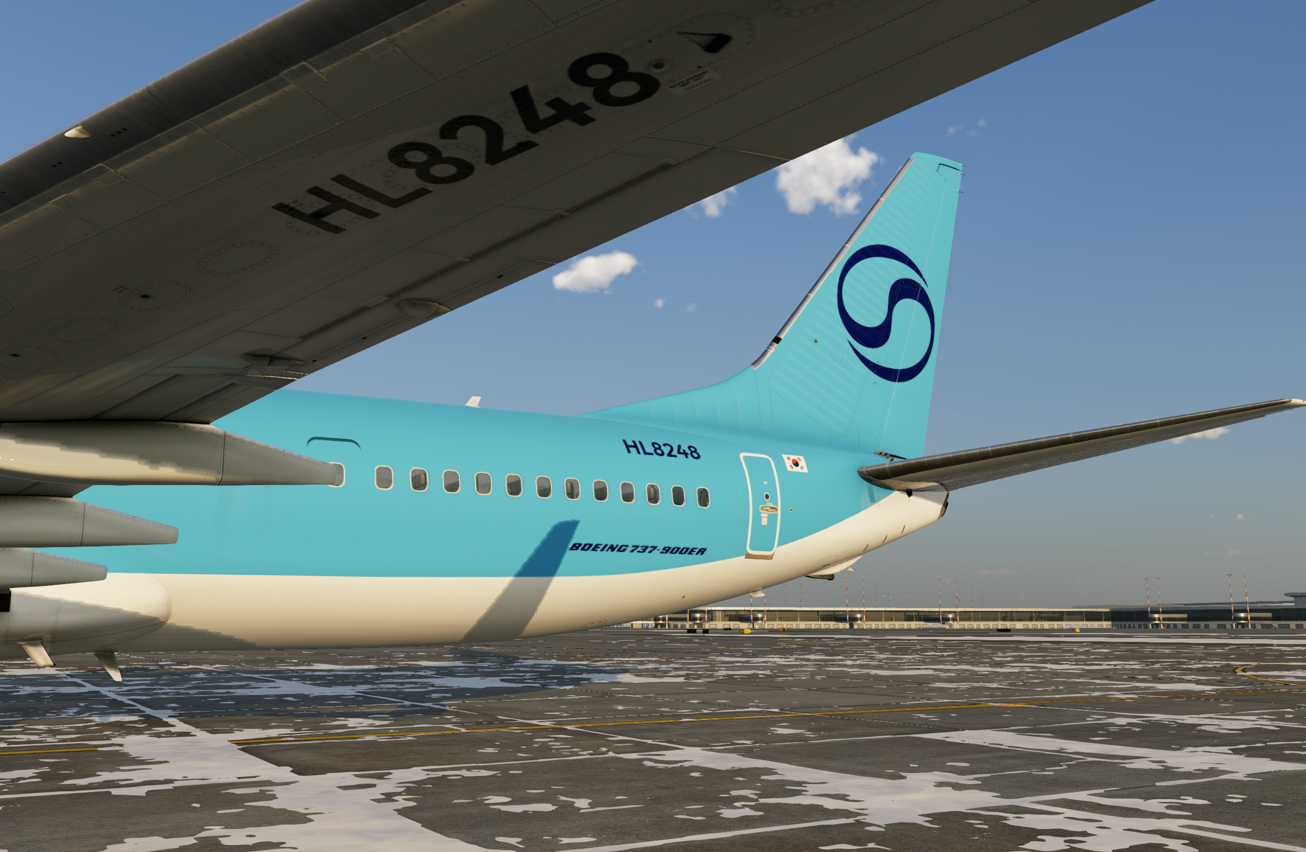 Level Up 737 V2] KOREAN AIR B739 combo with Cabin - Other Aircraft
