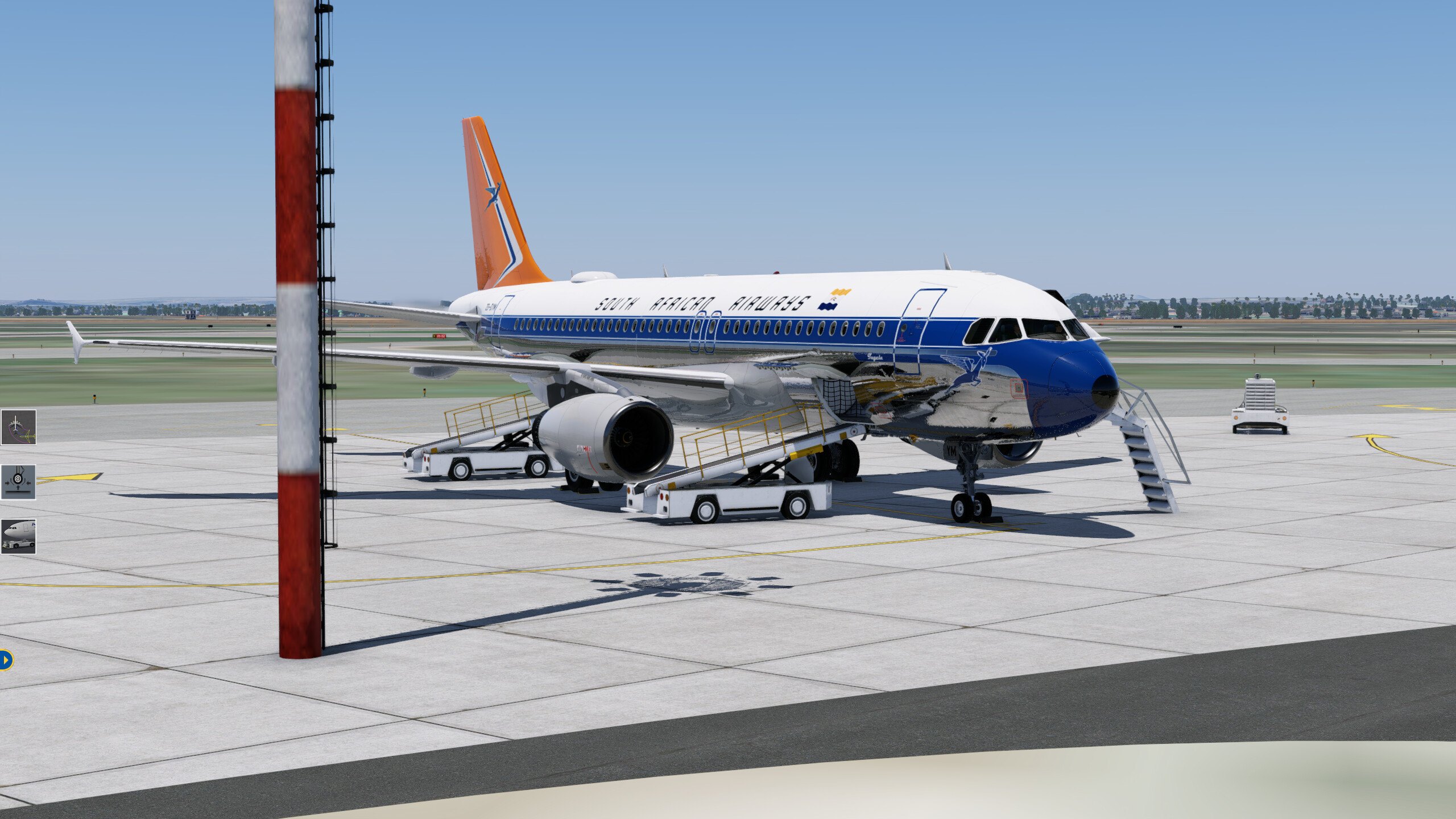 South African Retro 727 Livery fot Toliss A320 - Toliss A320 - X
