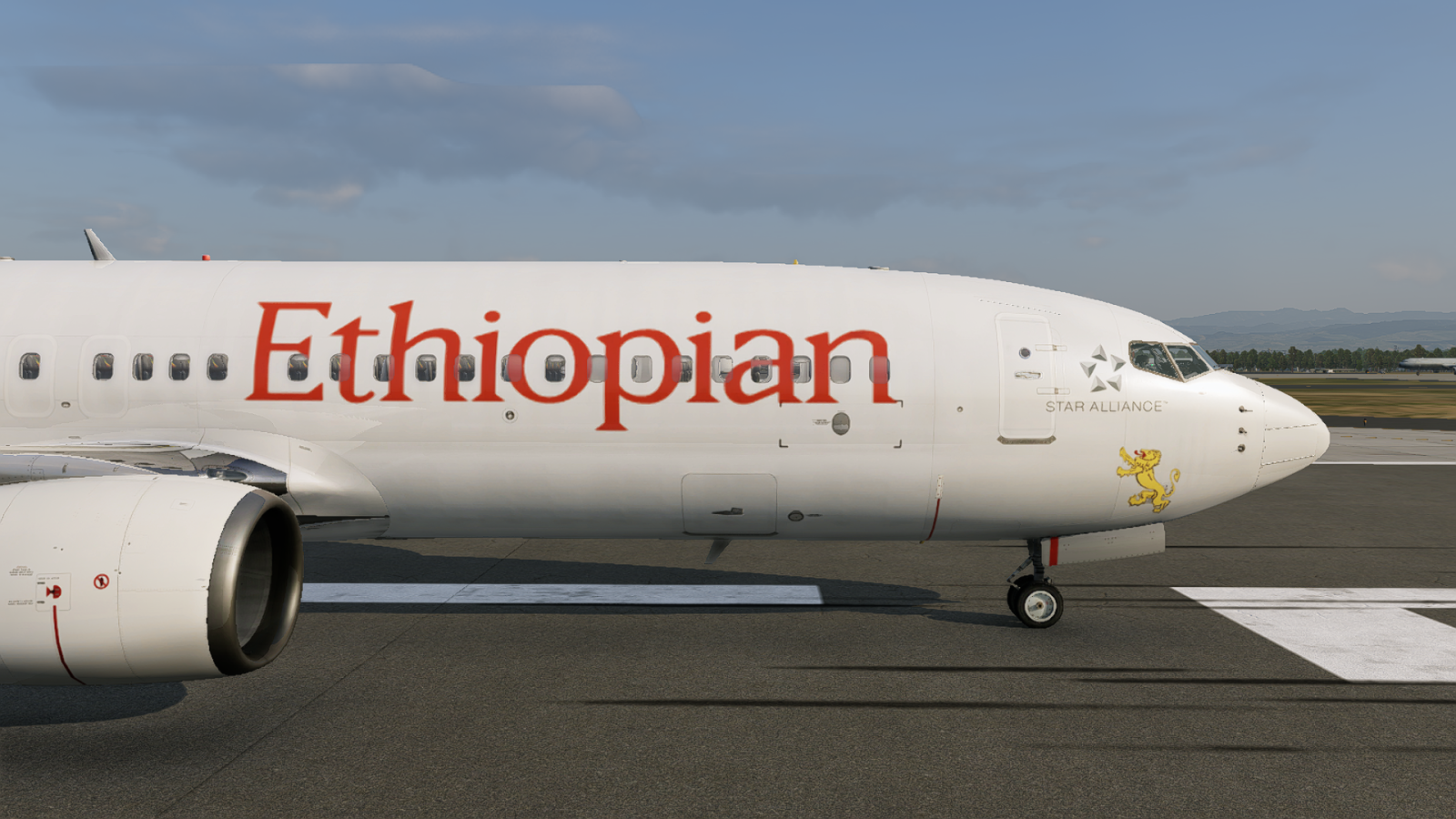 Ethiopian Airlines Boeing 737-800 Zibo X-Plane Livery - Zibo 737