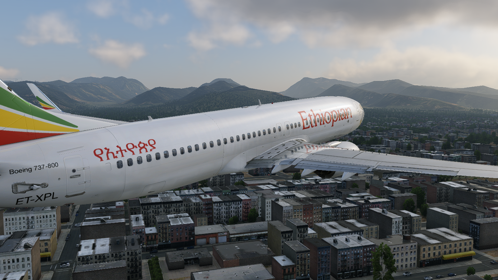 Ethiopian Airlines Boeing 737-800 Zibo X-Plane Livery - Zibo 737