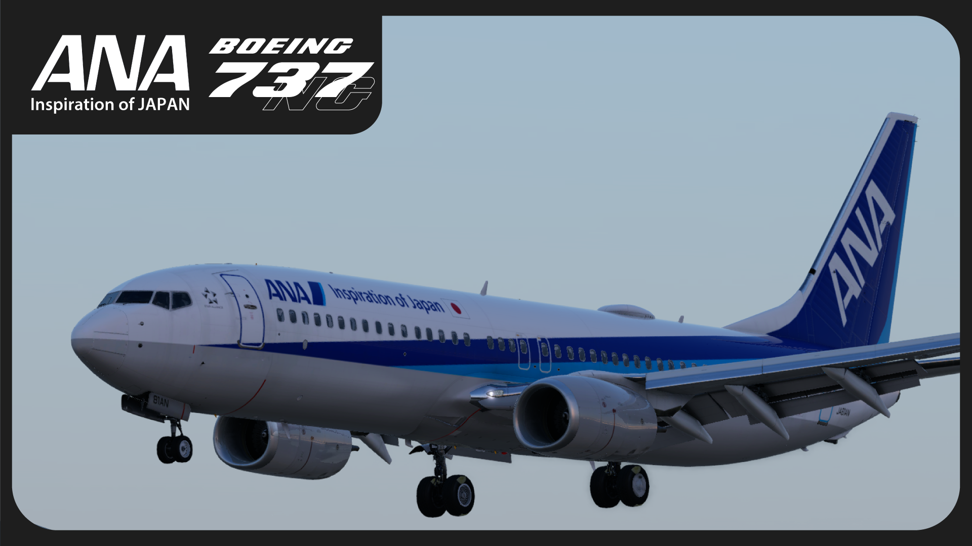 All Nippon B737-800 full fleet pack for LevelUp v2 - Other