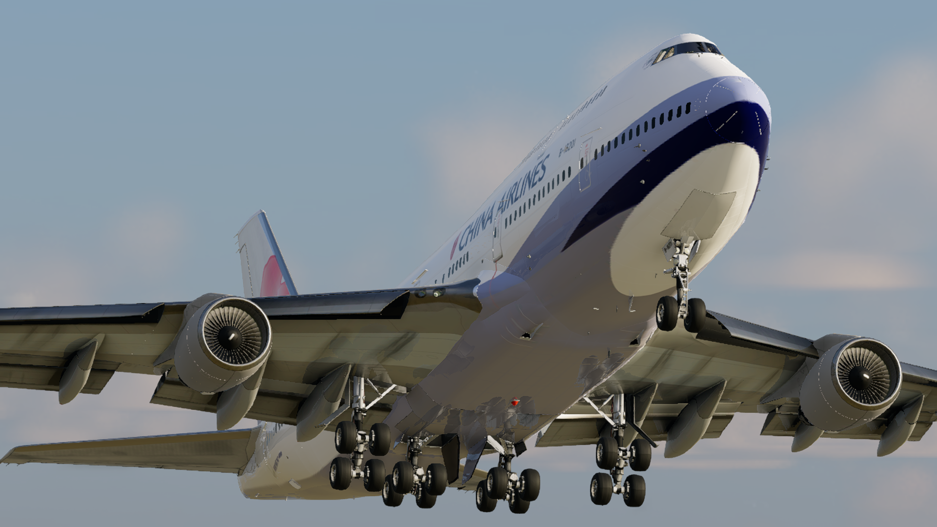 China Airlines B747-400 Fleet Pack Sparky ( With enchancement Mod