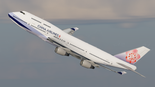 China Airlines B747-400 Fleet Pack Sparky ( With enchancement Mod