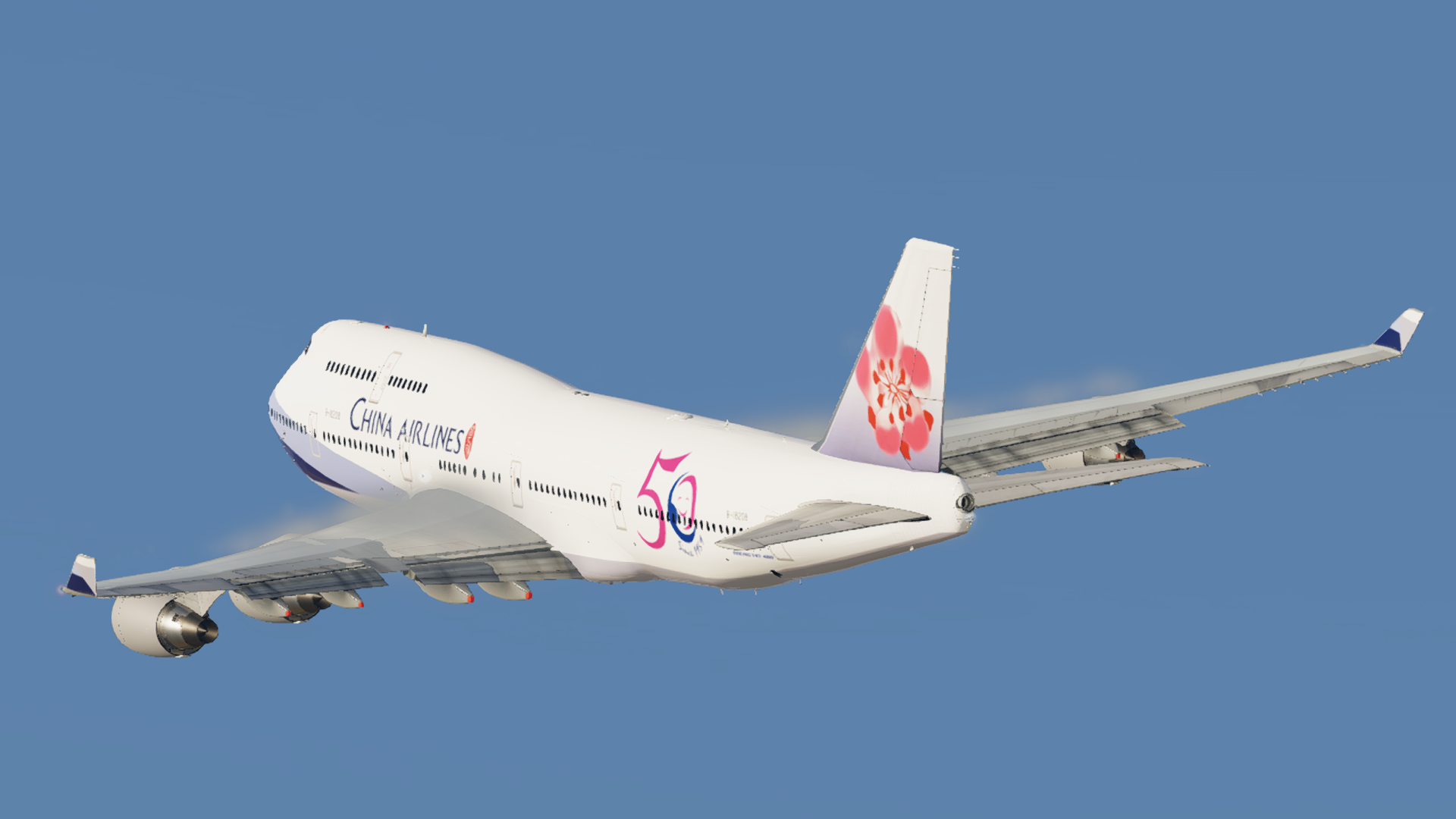 China Airlines Boeing 747-400 anniversary pack Sparky ( With