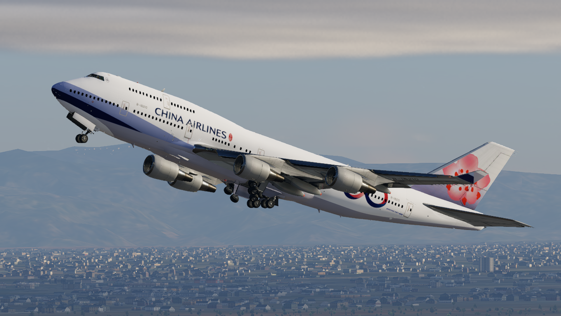 China Airlines Boeing 747-400 anniversary pack Sparky ( With
