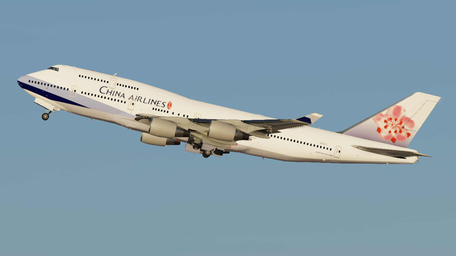 China Airlines B747-400 Fleet Pack Sparky ( With enchancement Mod
