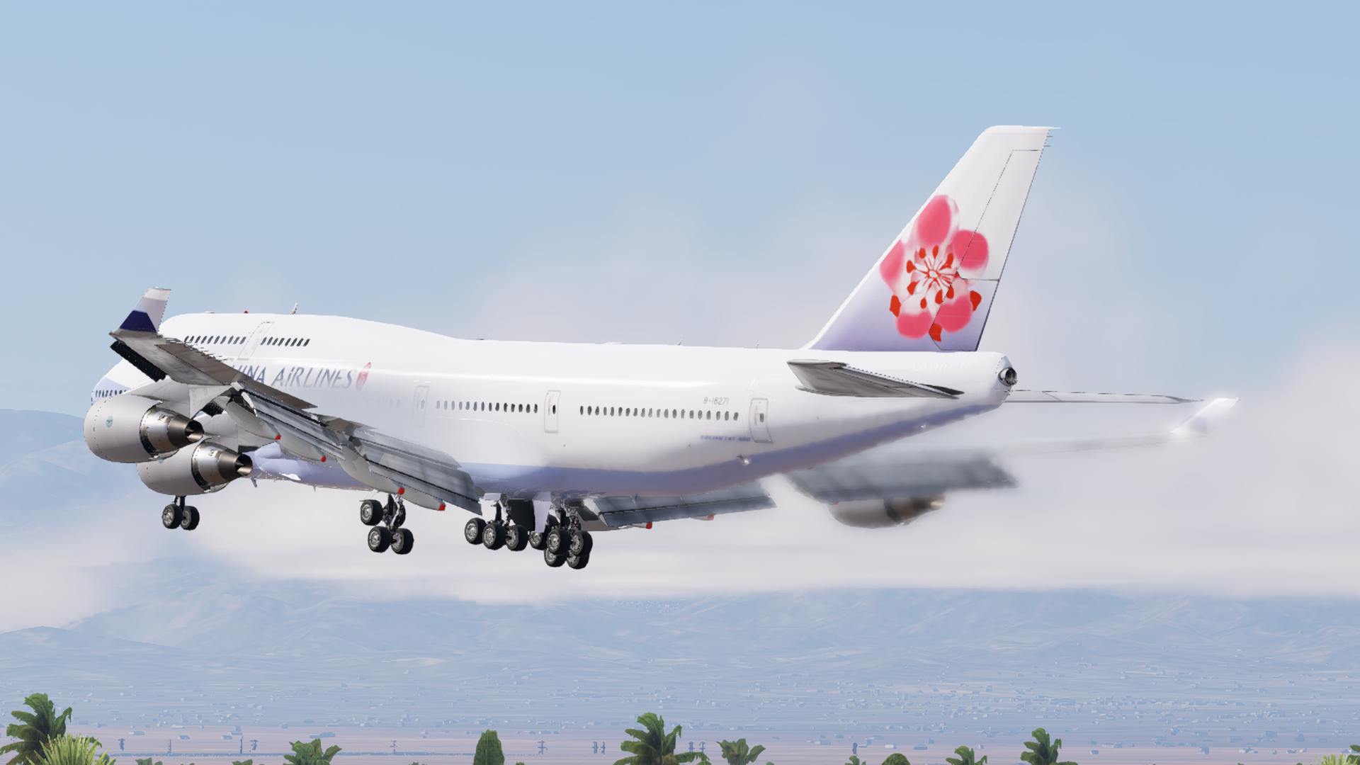 China Airlines B747-400 Fleet Pack Sparky ( With enchancement Mod
