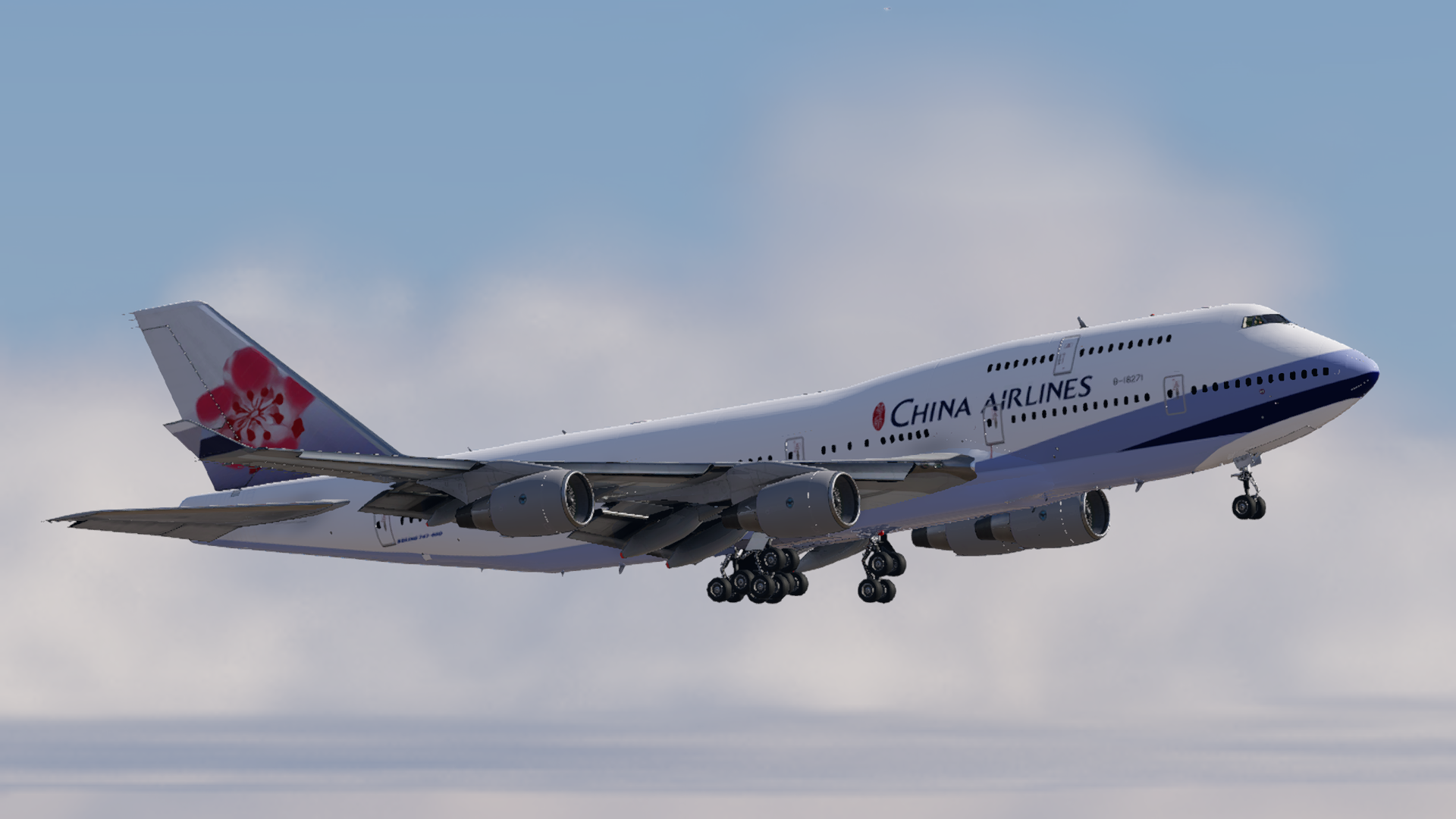 China Airlines B747-400 Fleet Pack Sparky ( With enchancement Mod