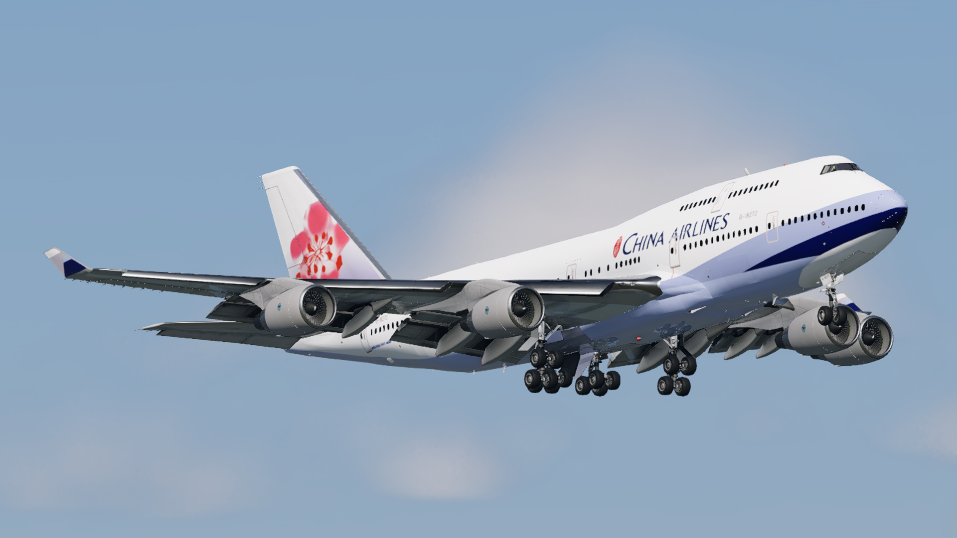 China Airlines B747-400 Fleet Pack Sparky ( With enchancement Mod