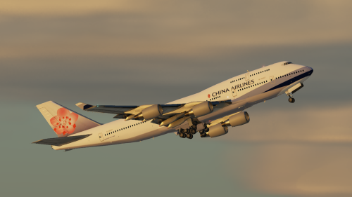 China Airlines B747-400 Fleet Pack Sparky ( With enchancement Mod