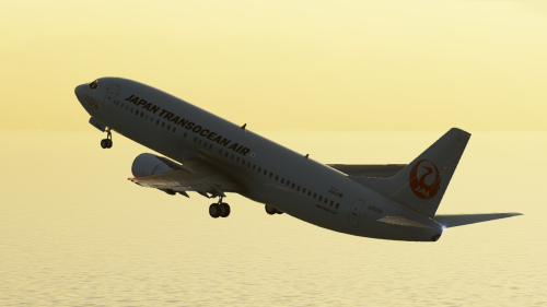 JTA Japan Transocean Air B737-400 Fleet Pack Flight Course B734