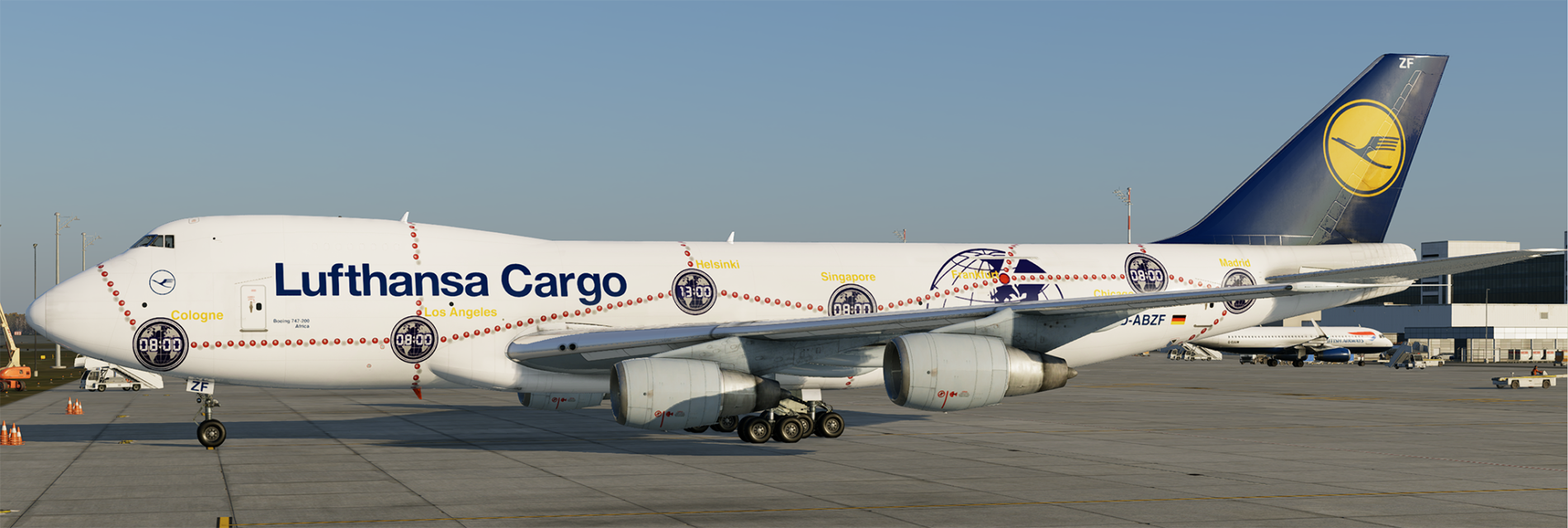 Felis 747-200F | D-ABZF - Lufthansa Cargo 
