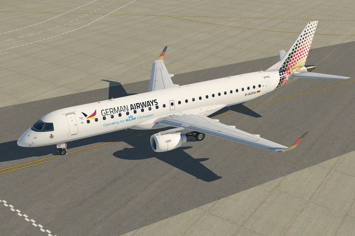 X-Crafts E-Jets Family E190 German Airways fleet - E-Jets Family