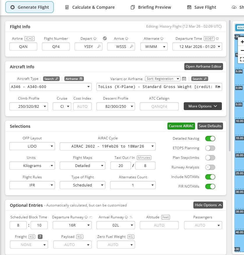 Toliss A340 Not downloading Flight Plan - Airbus A340-600 - X