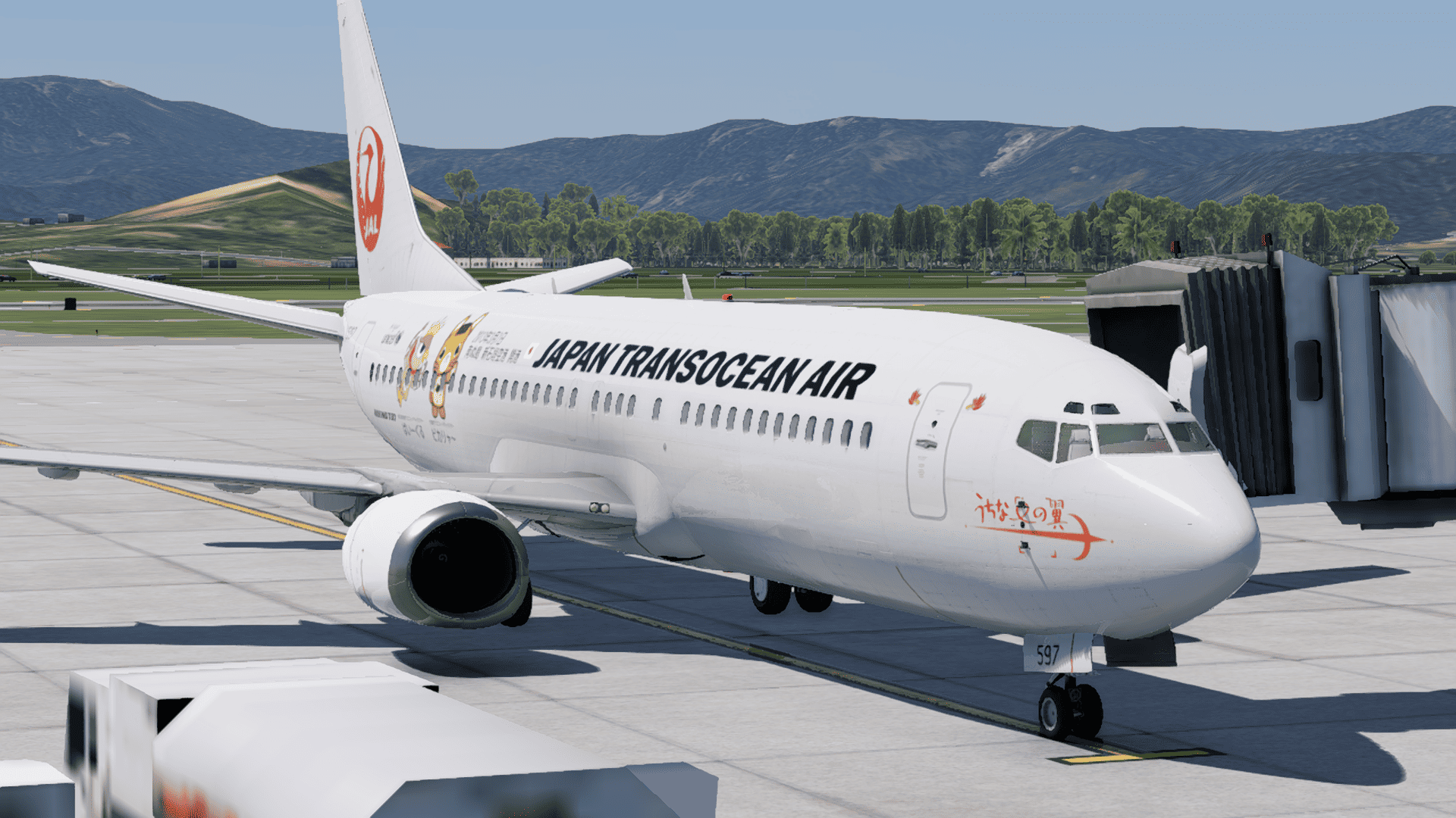 どら JTA Japan Transocean Air B734 