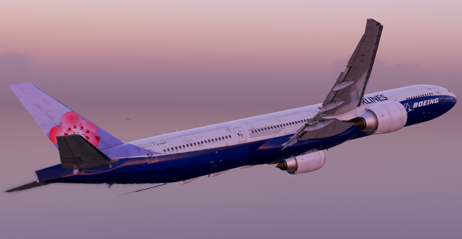China Airlines - FlightFactor 777-300ER (B-18007) - FlightFactor