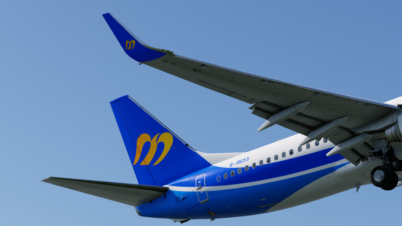 Mandarin Airlines Boeing 737-800 (Default/Zibo/LevelUP/V2) - Zibo