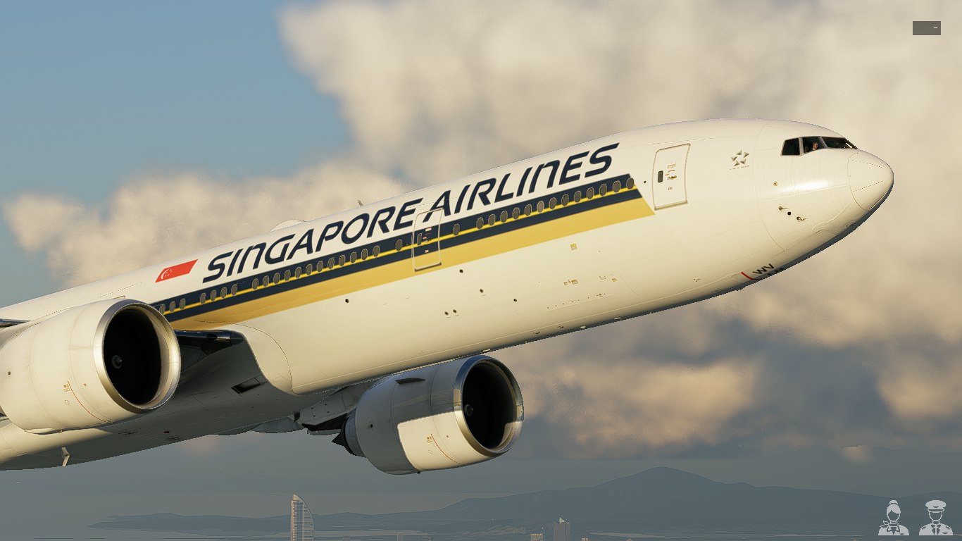Singapore Airlines FlightFactor 777-300ER (9V-SWV) [4K