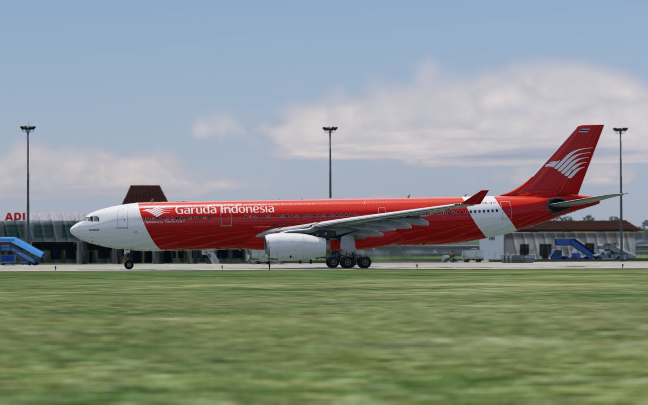 Garuda Indonesia 2026 Hajj Wet-lease Pack | Laminar A330-300 XP12