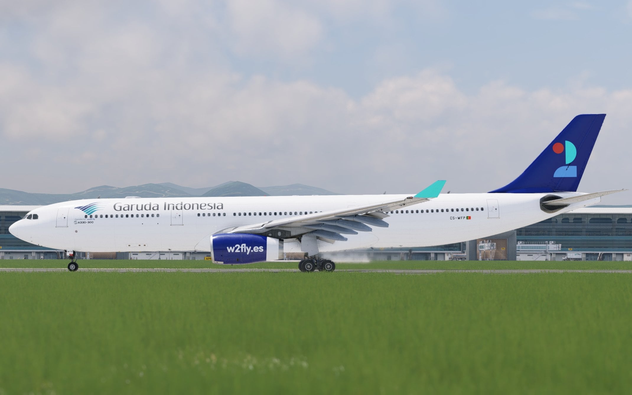 Garuda Indonesia 2026 Hajj Wet-lease Pack | Laminar A330-300 XP12