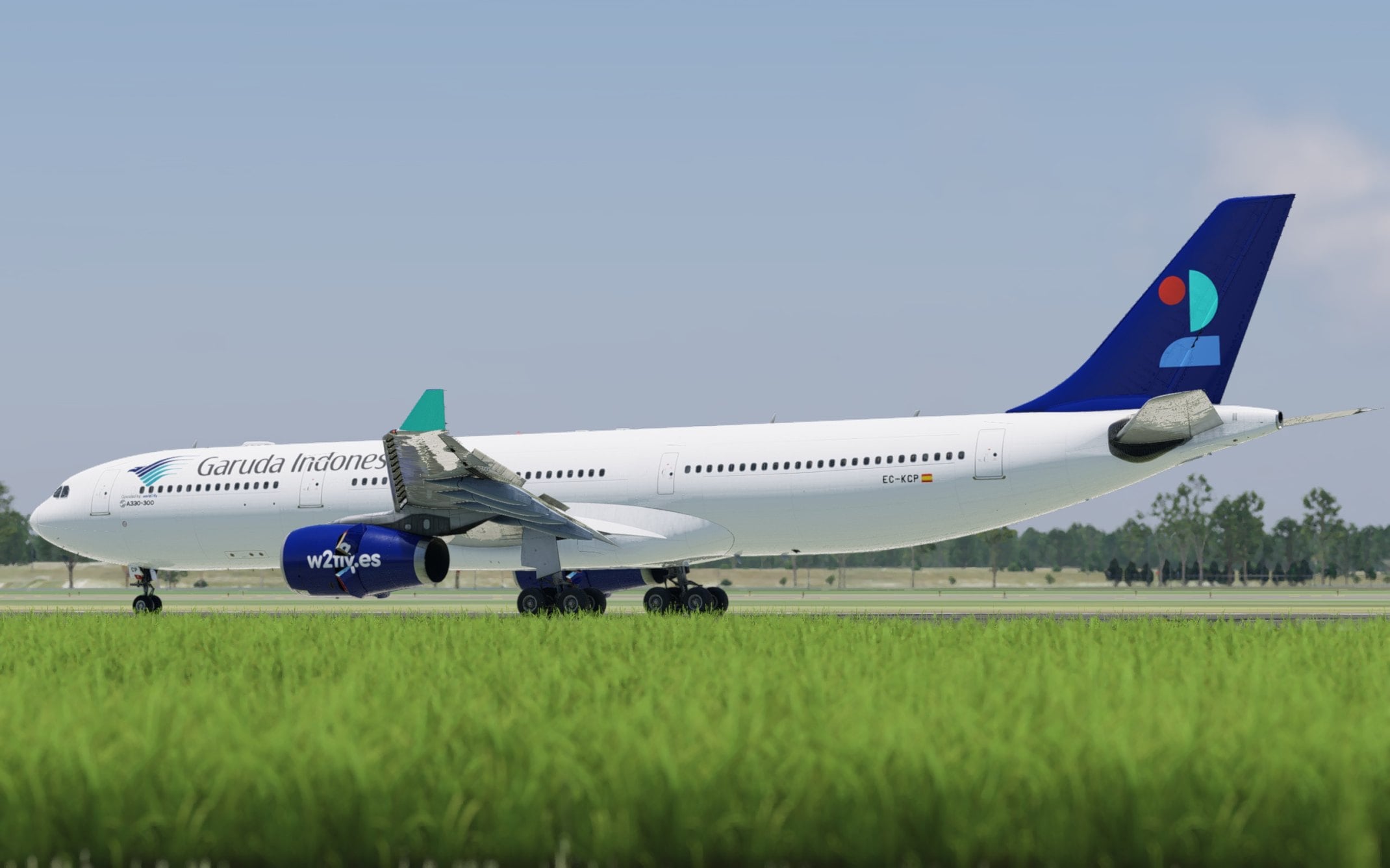 Garuda Indonesia 2026 Hajj Wet-lease Pack | Laminar A330-300 XP12