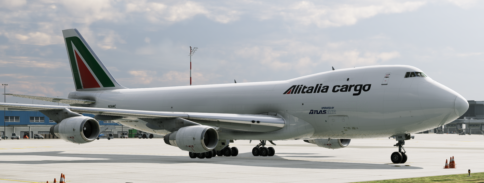 Felis 747-228F | N536MC Alitalia cargo (operated by Atlas Air) of