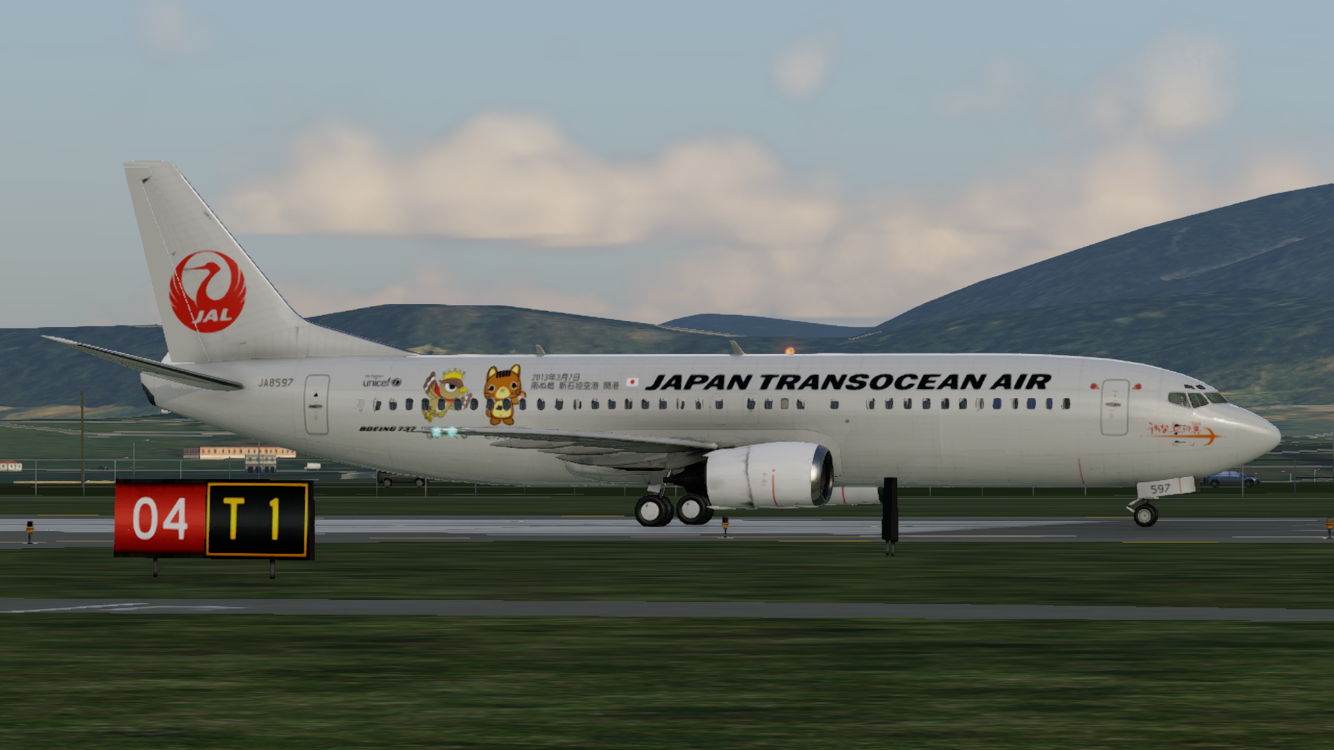 JTA Japan Transocean Air B734 